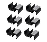 MotiveTech 12 Protectores Tubulares para Patas de Sillas de 25 Mm, Sin Ruido Ni Arañazos, Abrazaderas Antideslizantes, Almohadillas Protectoras para El Suelo con