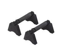 MotiveTech 2 Piezas Barras Push Up Soportes Madera Antideslizantes Flexiones Portátiles Adecuados para Entrenamiento Corporal Uso Doméstico, Black L