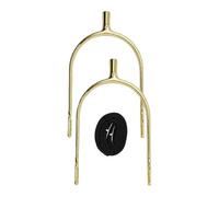MotiveTech 2 Piezas de Caballo con Correas, Accesorios Ecuestres, Equipo de Entrenamiento, Botas de Equitación para Entusiastas, Ranchos, Mujeres, Hombres Y Adul, Oro