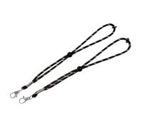 MotiveTech 2 Piezas de Correas de Sujeción para Guantes de Esquí, Conectores, Clips para Guantes, Café 25cm