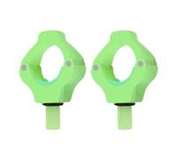 MotiveTech 2 Piezas Soporte para Caña de Pescar Soporte Ajustable Trasero Cabezal Ligero Accesorio de Bloqueo Material PP Adecuado para Lago Río Mar Almacenamien, Verde