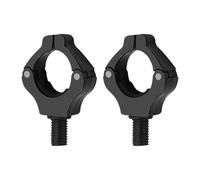 MotiveTech 2 Piezas Soporte para Caña de Pescar Soporte Ajustable Trasero Cabezal Ligero Accesorio de Bloqueo Material PP Adecuado para Lago Río Mar Almacenamien, Negro