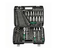 MotiveTech 216 Piezas Llave Carraca Ergonómico | Acero Al Cromo Vanadio, Juego Llaves vaso Carraca, Compacto, Maletín Herramientas con Llaves y Vasos, Mecánicos