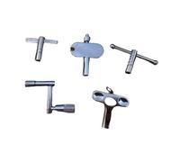 MotiveTech 5 Piezas de Llave de Tambor de Afinación Antideslizante de Aleación de Zinc, Afinador de Tambor, Herramienta de Hardware de Percusión para Ensayo, Rep