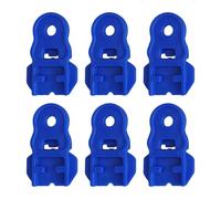 MotiveTech 6 Manuales para Bebidas, Tapa Protectora para Latas de Bebidas, Utensilio de Cocina, Tapa Completa a Presión, Fácil de Abrir para Bar Y, Azul, tal como se describe