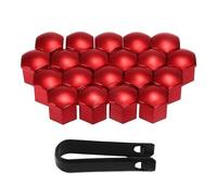 MotiveTech 6 Piezas Tapas de Tuerca de Rueda 17mm Cubiertas de Perno de Rueda Fundas de Tuerca Protectores de Buje Ligero Que Mejora La Apariencia Y Cubre Ca, 6 piezas