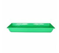 MotiveTech Abrevadero y Comedero Rectangular Anticongelante Canal de Alimentación de Plástico Engrosado para Ganaderos, Verde, Estándar