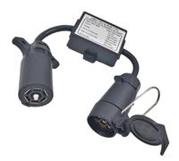 MotiveTech Adaptador Enchufe Americano a Europeo Compatible Convertidor Eléctrico Plug and Play Conector para Conductores, Viajes