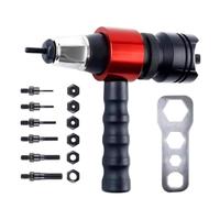 MotiveTech Adaptador Tuerca Remache Metálico Adaptador Remachadora Universal Herramienta para Profesionales, Mecánicos, Bricolaje, Taller, Mannimiento