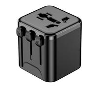 MotiveTech Adaptador Universal de Viaje Compatible con 180+ Países Convertidor de Conexión Universal sin USB Enchufe Múltiple Europeo para Viajes Internacionales