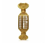 MotiveTech Adorno Calculadora Tradicional Ornamentos Auspiciosos Chino Calculadora Tradicional corativo Feng Shui coración para Negocio, Oficina, Ábaco Ruyi Latón