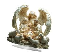 MotiveTech Adorno Plano 2D de Acrílico con Forma de ángel Familiar para Mesa, Centro de Mesa único.