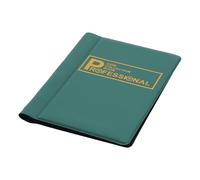 MotiveTech Álbum de 10 Páginas, 120 Bolsillos, Práctico Soporte de Almacenamiento para Coleccionistas, Verde