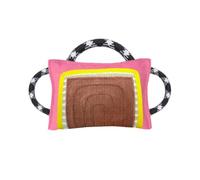 MotiveTech Almohada para Masticar con Almohada para Masticar Acolchado Juguete Tirón Entrenamiento Canino, Rosa
