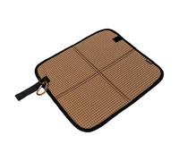 MotiveTech Almohadilla de Asiento Plegable, Tapete Impermeable, Portátil, 35 X 31 X 1 Cm, para Actividades Al Aire Libre, Fácil de Colocar en Mochilas, MarrÓn