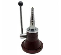 MotiveTech Aumentador de Anillos Profesional Herramienta de Joyería Mandril Escalonado Ensanchador Reductor Construcción Duradera con Base de Fundición Control , Rojo , Expansor De Anillos
