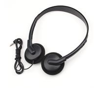 MotiveTech Auriculares con Cable Cómodos Audífonos, Negro | Ligeros, Auriculares con Almohadillas Espuma, Ajustables, para Clases en Línea, Oficina, Estudians, Oficinistas