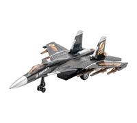 MotiveTech Avión a Escala de Metal Fundido con Efectos de Luz Y Sonido, Mecanismo de Retroceso, para Estante, Mesa O Chimenea, negro1C