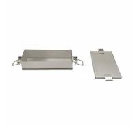MotiveTech Bandeja para Moldear Carne Molde Moldeador de Acero Inoxidable Engrosado con Soldadura Reforzada y Cierre Resistente Adecuada para Cocina Profesional, 1250G