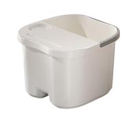 MotiveTech Bañera de Hidromasaje para Pies, Práctica Y Ligera, Ideal para Masaje de Pies Y para Adultos, Pequeño con Tapa