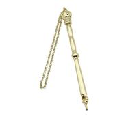 MotiveTech Bible Pointer Personalizado para Lectura Precisa Palillo Torah con Mano Esculpida y Cadena Fabricado en Zinc de Adecuado para Bar, Cabeza de