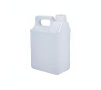 MotiveTech Bidón de Almacenamiento Químico Contenedor Recipiente Depósito en HDPE Robusto con Tapa de y Apertura Amplia Medidor Instalado Adecuado para Uso, Translúcido, 5L B