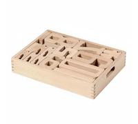 MotiveTech Bloques para Niños Bloques Números Ladrillos Fichas Madera Kit de Aprendizaje Manipulativo para Reconocimiento de Cantidades y Cálculo Sencillo