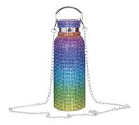 MotiveTech Botella con Cadena de 500 Ml/17, Termo con Gas, Ideal para Acampar (para Mujeres).,