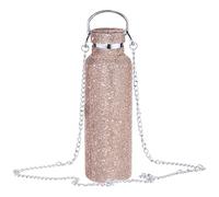 MotiveTech Botella con Cadena de 500 Ml/17, Termo con Gas, Ideal para Acampar (para Mujeres).,