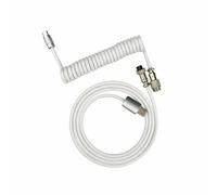 MotiveTech Cable de Extensión para Teclado Mecánico con Estructura Blindada Resistente al Uso Diario Conector Profesional y Estilo Moderno Adecuado para Oficina, White, Usb Port