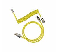 MotiveTech Cable de Extensión para Teclado Mecánico con Estructura Blindada Resistente al Uso Diario Conector Profesional y Estilo Moderno Adecuado para Oficina, Yellow, Usb Port