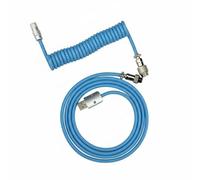 MotiveTech Cable de Extensión para Teclado Mecánico con Estructura Blindada Resistente al Uso Diario Conector Profesional y Estilo Moderno Adecuado para Oficina, Lake Blue, Usb Port