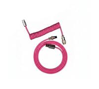 MotiveTech Cable de Extensión para Teclado Mecánico con Estructura Blindada Resistente al Uso Diario Conector Profesional y Estilo Moderno Adecuado para Oficina, Pink, Usb Port