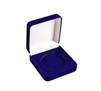 MotiveTech Caja de Almacenamiento para Monedas de Desafío, Organizador Resistente a Los Arañazos, Portátil, a Prueba de Polvo, Estuche de Colección para, Azul