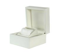 MotiveTech Caja Reloj Tapa Abatible Estuche Joyas Regalo Joyero, Blanco