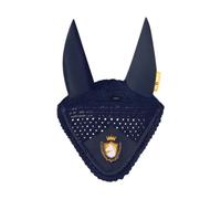 MotiveTech Capucha para Orejas de Caballo, Máscara Antimoscas, Portátil, Suave, Práctica, Transpirable, Protección para Equipo de Equitación, Máscara de Montar, Armada
