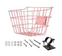 MotiveTech Cesta de Bicicleta para Niños, Cesta de Metal para Manillar Delantero, Cesta de Alambre de Fácil Montaje, Contenedor de Almacenamiento para Actividade