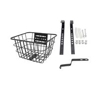 MotiveTech Cesta para Bicicleta Infantil, Decoración Frontal, Cesta para Manillar Delantero, Portaequipajes Portátil Y Versátil para Niños, Picnics, Ciclismo Al, Sin Tapa