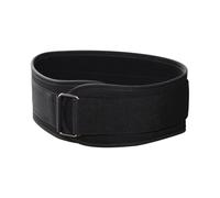 MotiveTech Cinturón de Levantamiento de Pesas para Rutinas de Musculación con Ajuste Cómodo en EVA Nylon Soporte Dorsal Y Protector Corporal Accesorio Multifunci, Negro, S