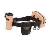 MotiveTech Cinturón de Pesca en El Mar, Cinturón de Cadera con Portacañas, Fácil de Instalar para Capturar Y Guardar en La Bolsa, Caqui