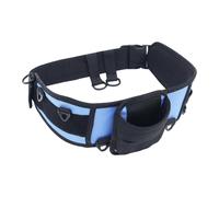 MotiveTech Cinturón para Pesca, Portacañas, Múltiples Anzuelos, Portacañas Portátil para Pesca en El Mar Y Mochileros, Azul