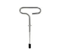 MotiveTech Clavo Hielo Resisns Tornillo Hielo para Tienda, Versátiles, Estaca Acero, Camping Invernal, rreno Congelado