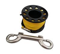 MotiveTech Clip de Carrete de Profesional para Buceo en Cuevas Y Naufragios con Broche, Negro, Tal como se Describe