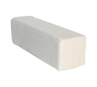 MotiveTech Cojín Ergonómico para Reposabrazos de Sofá, Hecho Duradero, con Un Soporte Cómodo para Sofá Cama Y Decoración del Hogar, Blanco, Individual