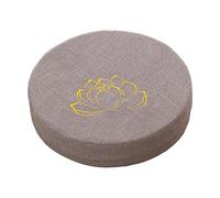 MotiveTech Cojín Tibetano para El Suelo, Ideal para La Meditación Y La Oración Al Aire Libre, Gris 6cm, Individual