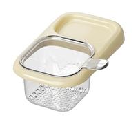 MotiveTech Colador de Fregadero, Cesto para Grifo, Esponja, Escurridor, Fácil de Limpiar, Recolector de Basura de Esquina para de Cocina Y Textiles, Beige