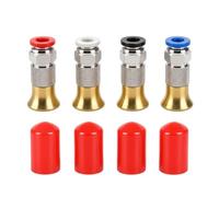 MotiveTech Conector Neumático PC4-M6 Accesorio Adaptador Acople para Filamento con Paso Suave desde Caja Seca al Hotend Sujeta el Tubo Desconexiones Adecuado para Laboratorio y Estudio