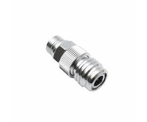 MotiveTech Conector Rápido Latiguillo Buceo Latón Acabado Metálico Brillante para Buzos, AD-07 Con Anillo De Bloqueo