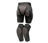 MotiveTech Conjunto Procción para y Rodillas Acolchado Pantalones Cortos Proctores con Procción Pierna Flexible para Ciclismo Montaña, M