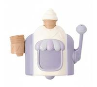 MotiveTech de Burbujas Infantil Juguete de Baño Dispensador de Espuma Máquina de Burbujas Plástico Montaje en Pared con Detalles de Cono Adecuado para Bañera , Púrpura